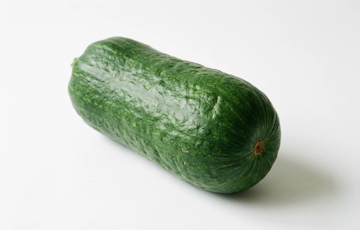 green cylindrical pumpkin