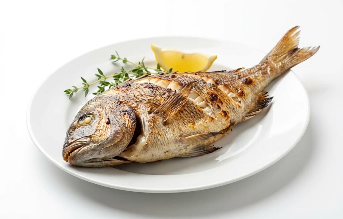 cooked dry heat sheepshead