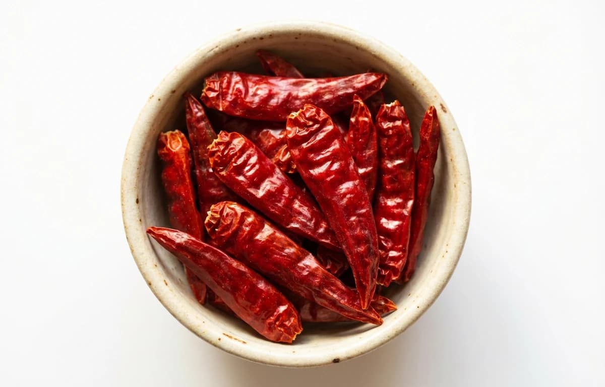 dried mathania chilies