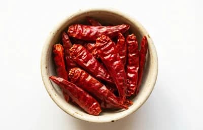 dried mathania chilies