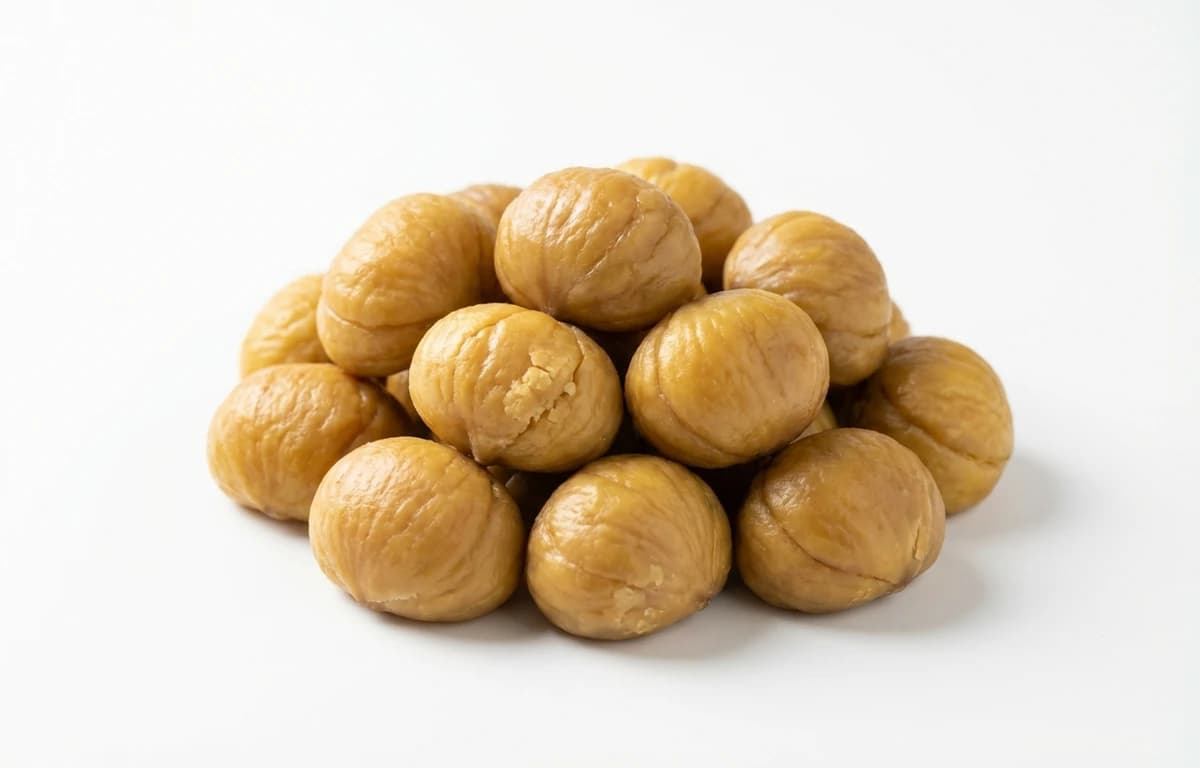 boiled steamed chinese chestnuts