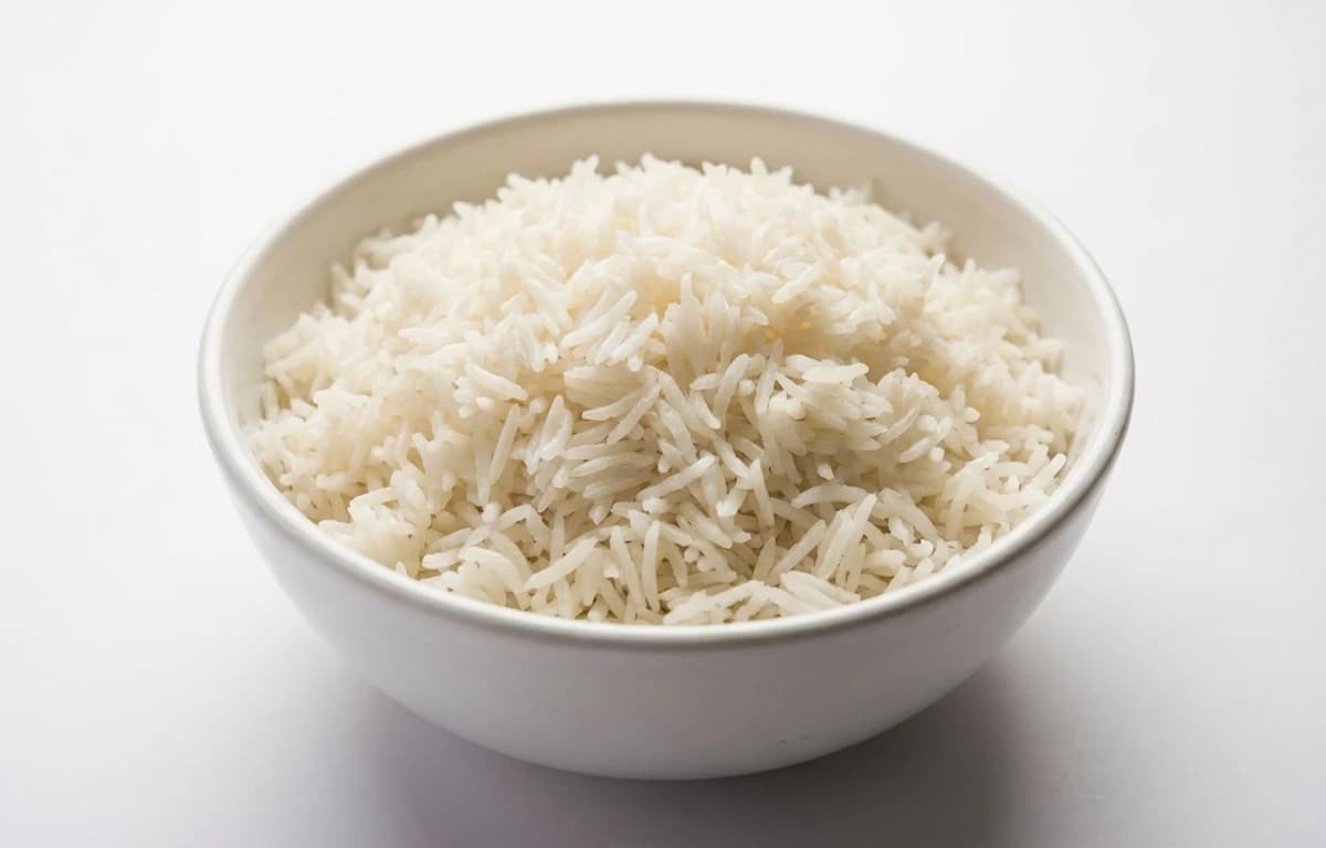 cooked basmati rice