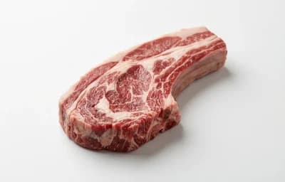 raw lamb shoulder chop