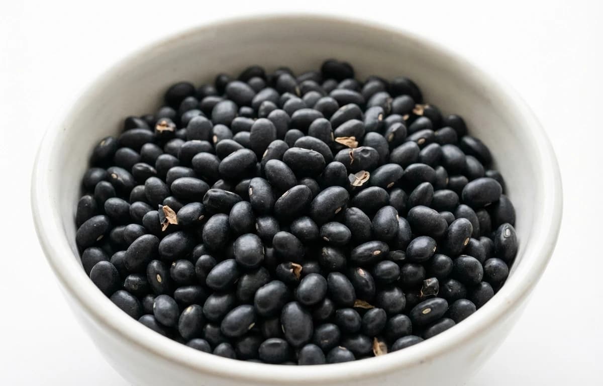 raw black beans