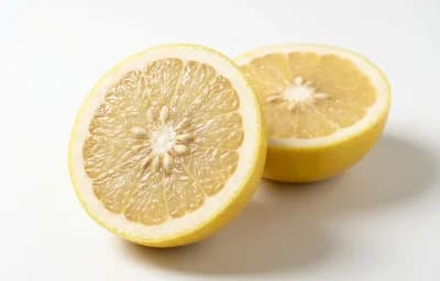 raw white florida grapefruit