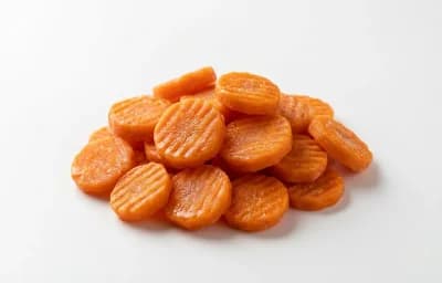 boiled unsalted frozen carrot