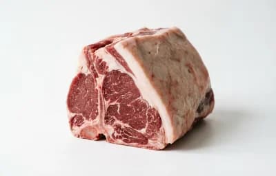 raw lamb loin saddle