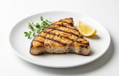 cooked dry heat swordfish