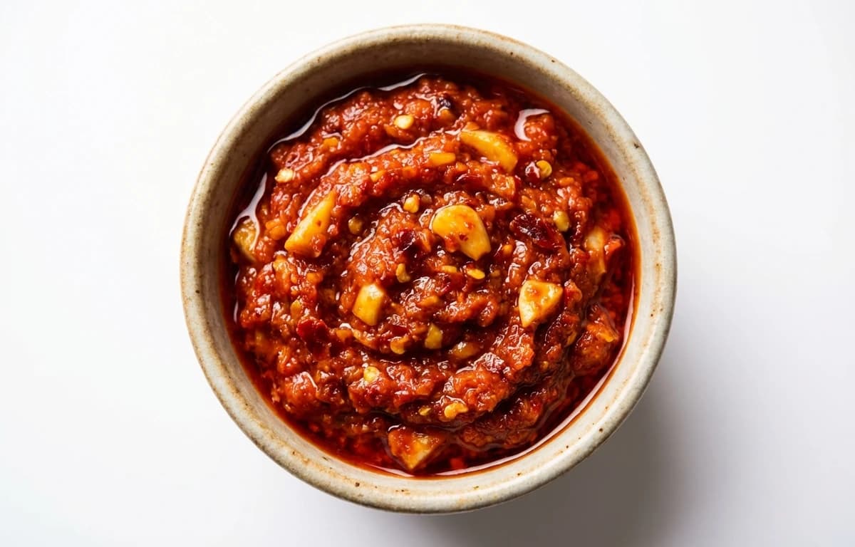 red garlic chutney