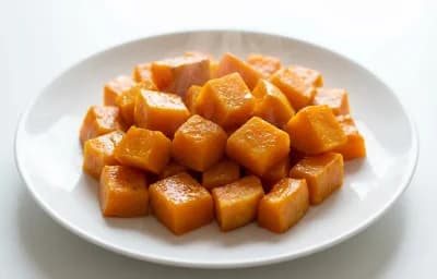 boiled unsalted frozen butternut squash