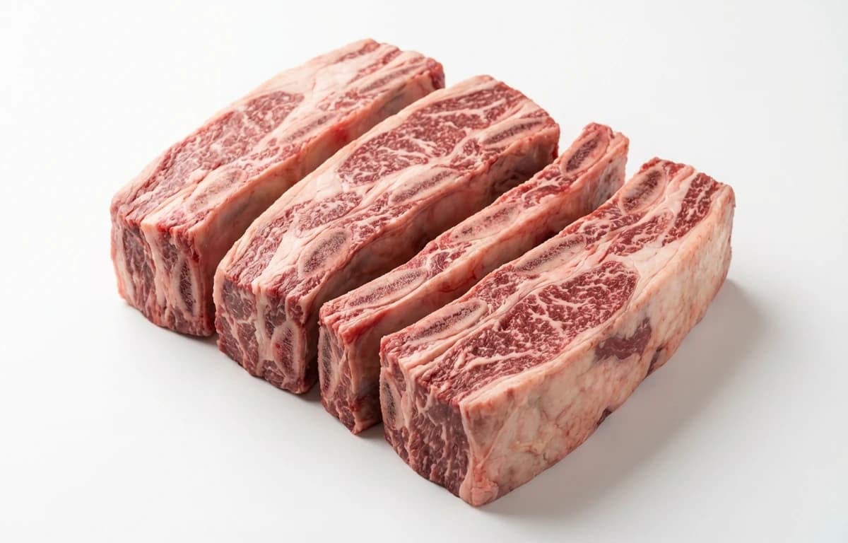 raw choice beef shortribs