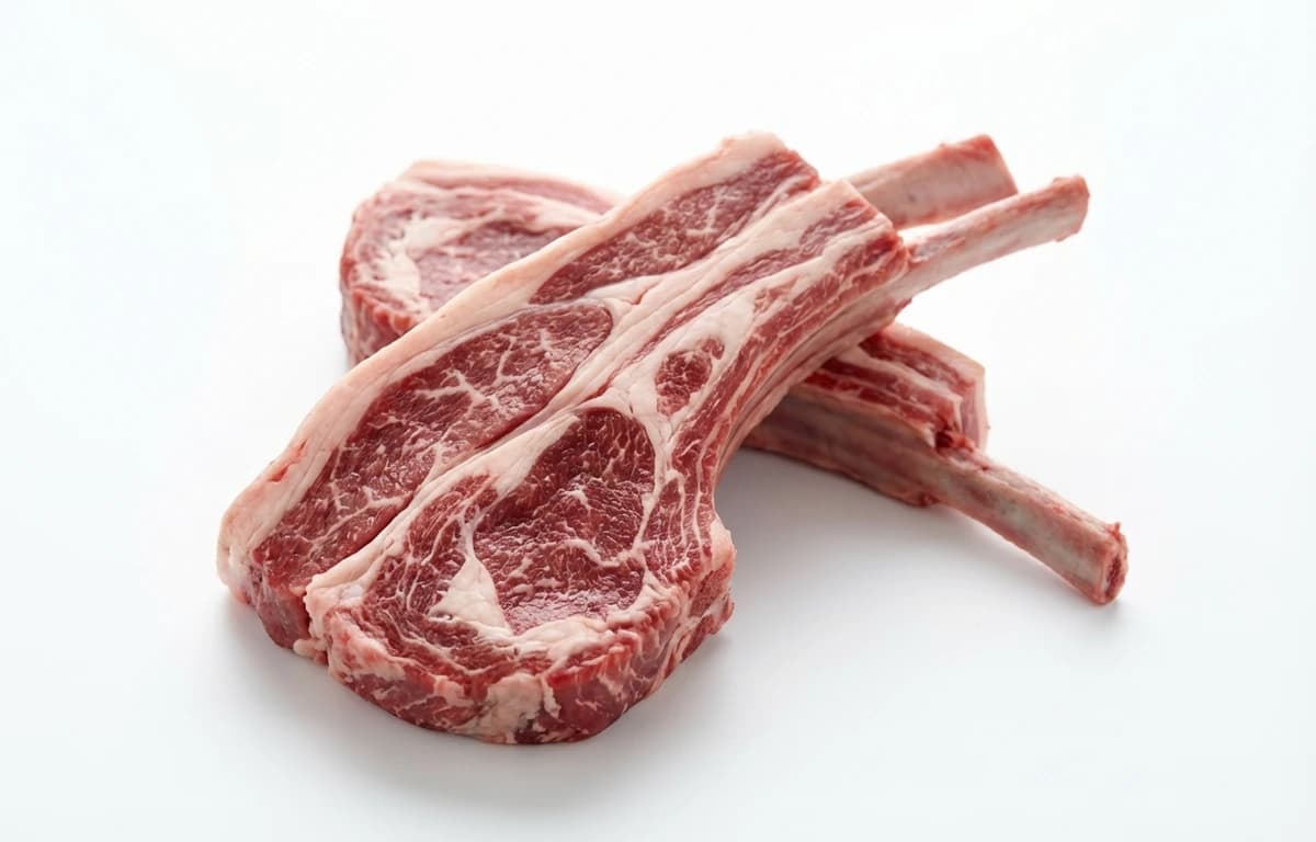 raw new zealand lamb rib