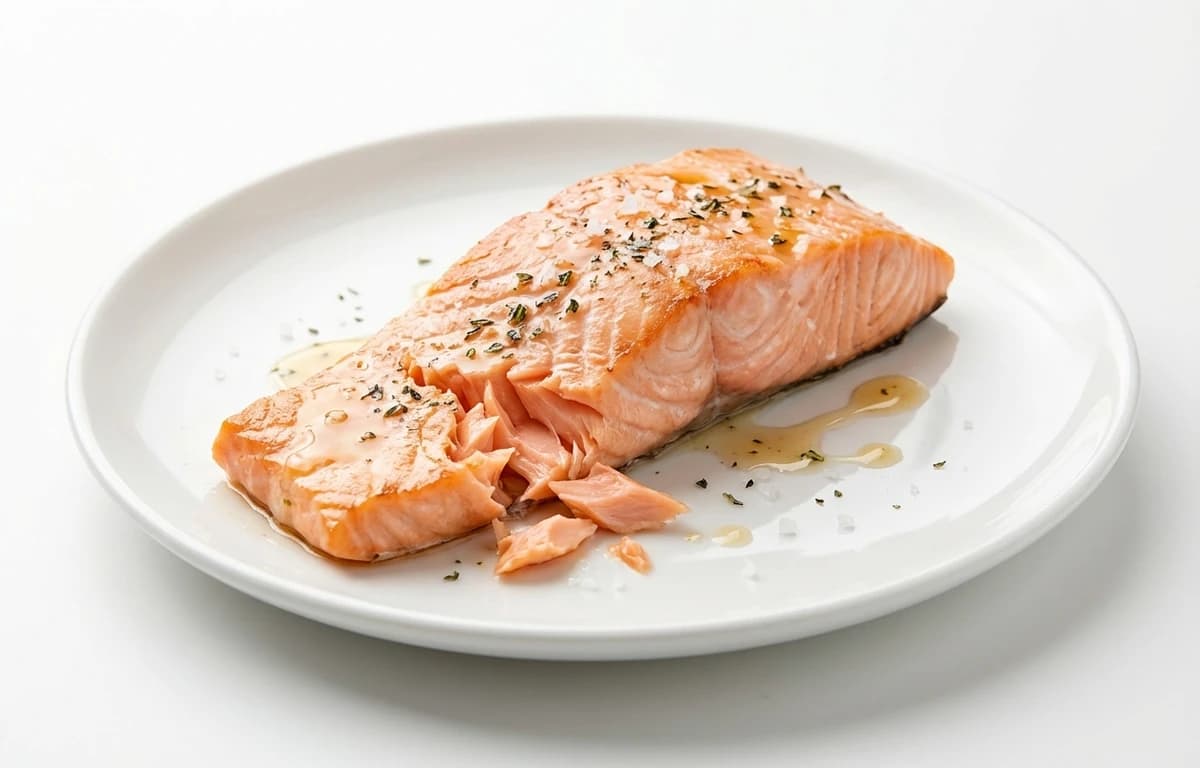 cooked chum salmon