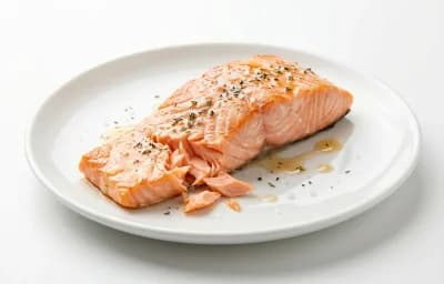 cooked chum salmon