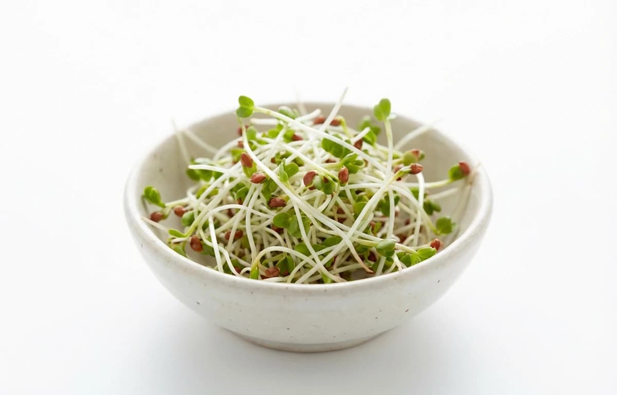 raw sprouted radish seeds