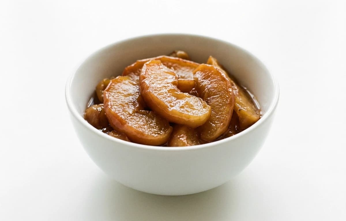 stewed sulfured dehydrated apple