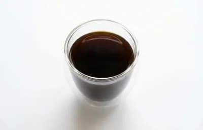 strong black coffee