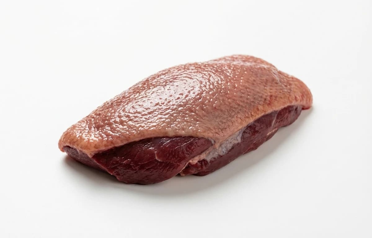 raw wild duck breast