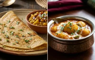 Biri Chakuli Pitha with Dum Aloo