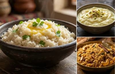 Bora Saul with Malai and Gur ke Chawal