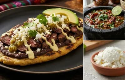 Huaraches with Restaurant-Style Salsa and Queso Fresco