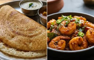 Kal Dosa with Eral Thokku