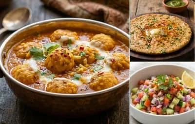 Mangodi Sabzi with Bejar Roti