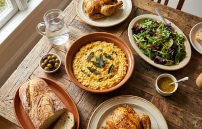 Pumpkin Sage Risotto