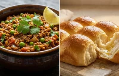 Soya Keema with Ladi Pav