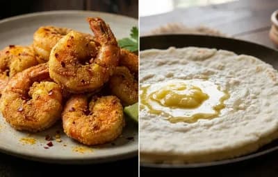 Sungta Rava Fry with Tandalachi Bhakri