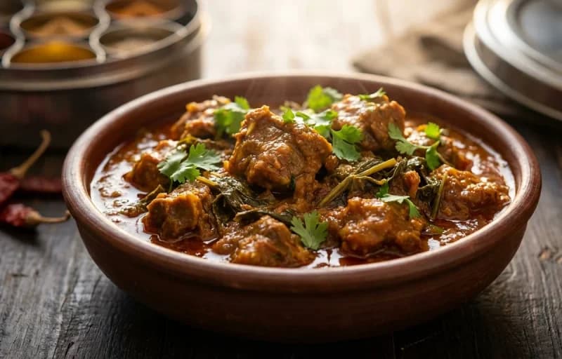 Ambada Gosht with Jowar Roti - Recipe 1