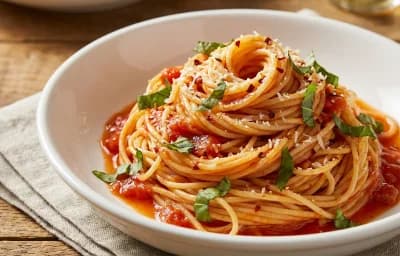 Angel Hair Pasta with Tomato and Basil