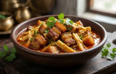 Assamese Pork with Bamboo Shoot