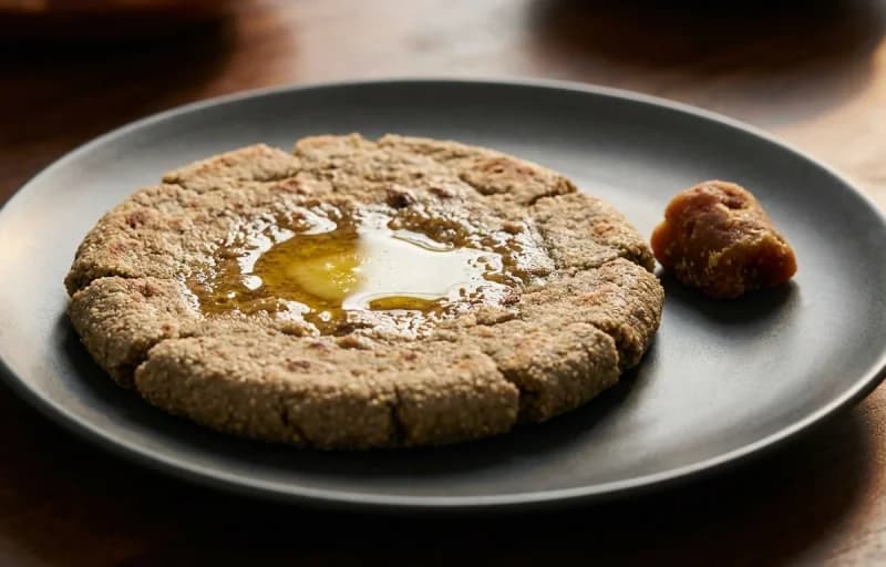 Kathiawadi Mutton Curry, Bajra Rotla, Ghee and Gur ki Chai - Recipe 2