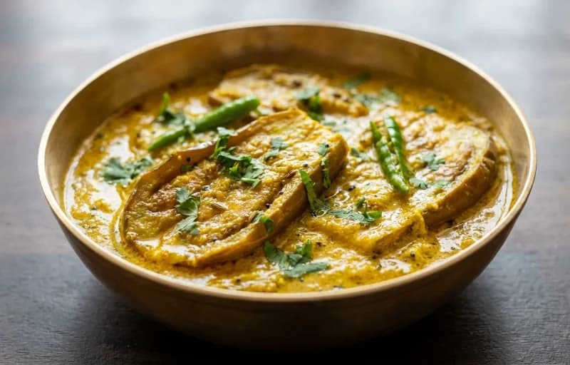 Bengali Porota with Begun Basanti - Recipe 2