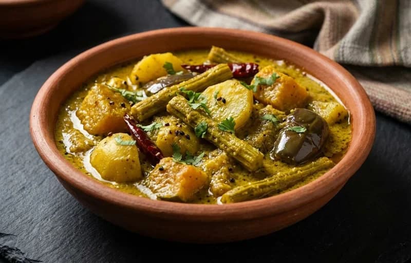 Ruti with Besara Tarkari - Recipe 2