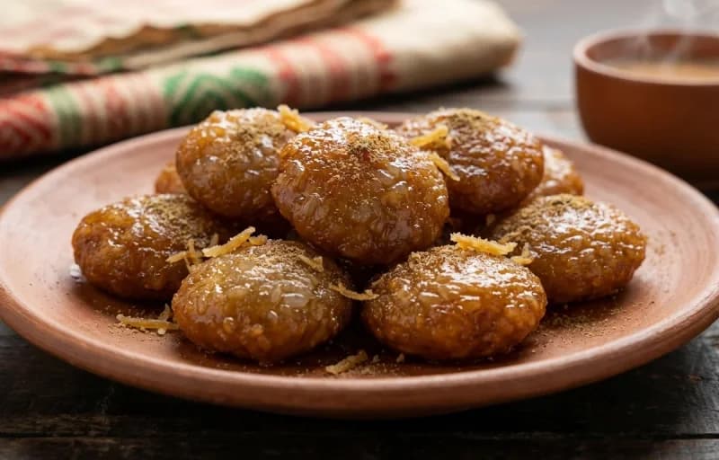 Hukoti Maas Chutney with Bora Saul Pitha - Recipe 2