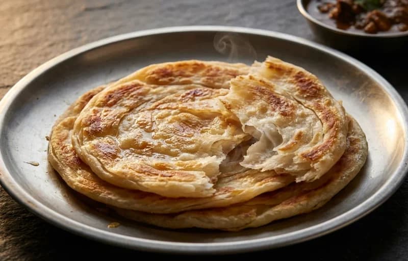 Chettinad Parotta with Palkatti Masala - Recipe 1