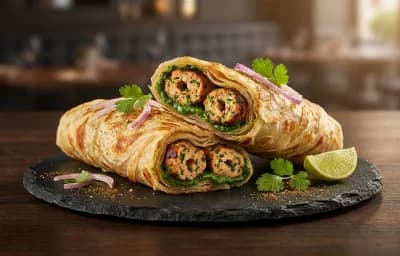 Chicken Seekh Kebab Roll