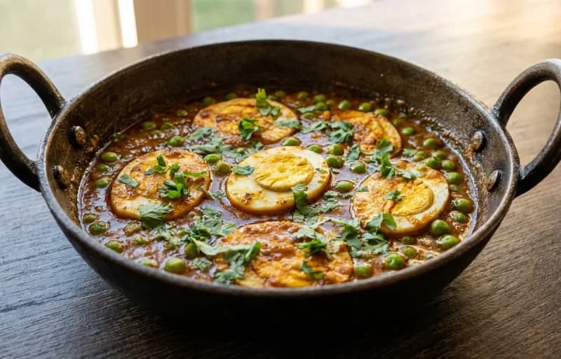 Pathiri with Egg Green Peas Curry - Recipe 2