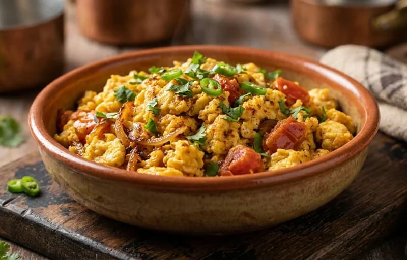 Egg Khagina with Roti - Recipe 1