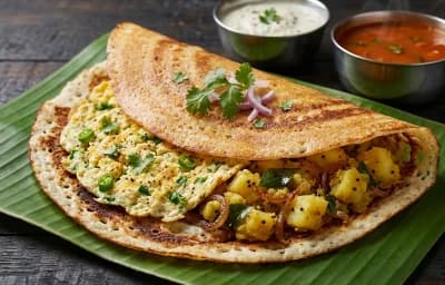 Egg Masala Dosa