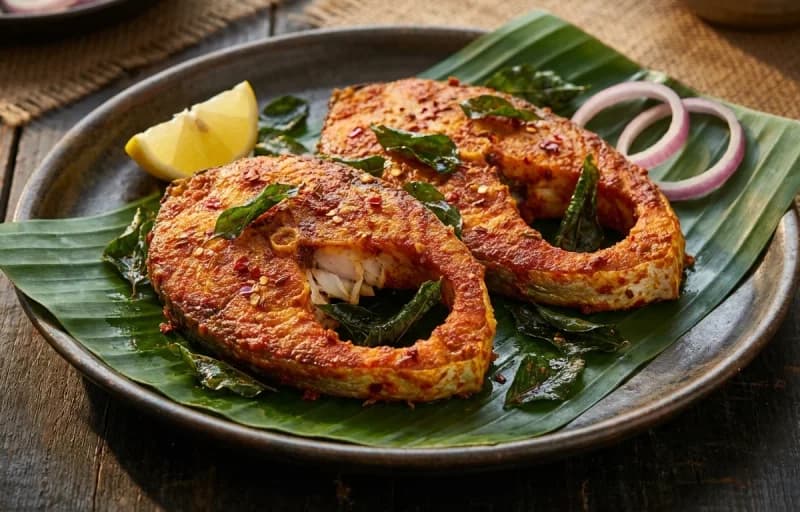 Lemon Rice with Indian Fish Fry - Recipe 2