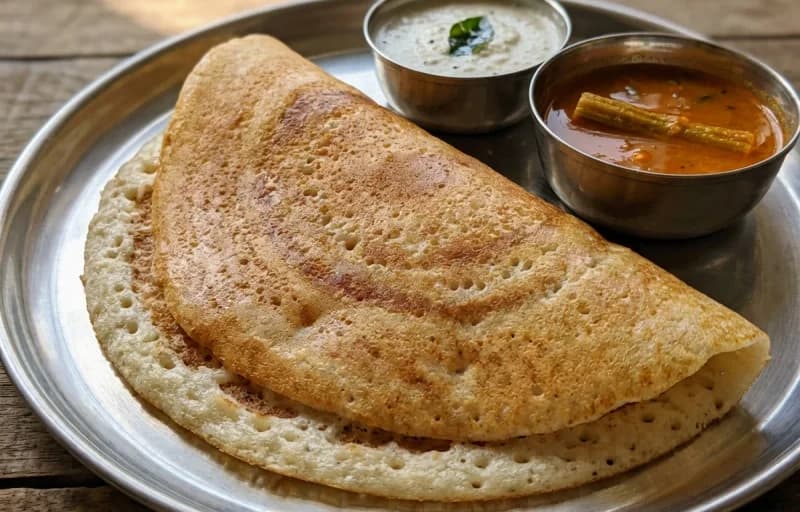 Kal Dosa with Bheja Fry - Recipe 1