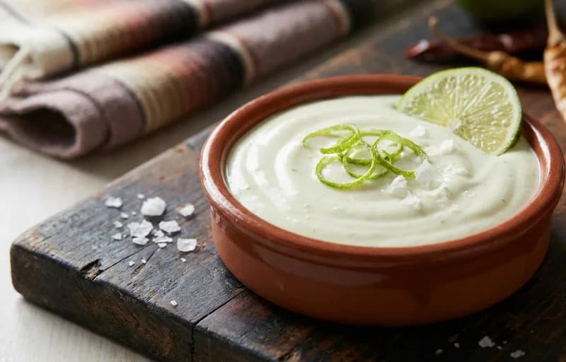 Shrimp Avocado Tostadas with Lime Crema - Recipe 2