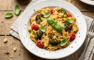 Creamy Vegetable Pasta Bake