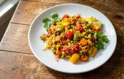 One-Pot Vegetable and Rice