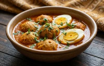 Mangodi Sabzi with Egg