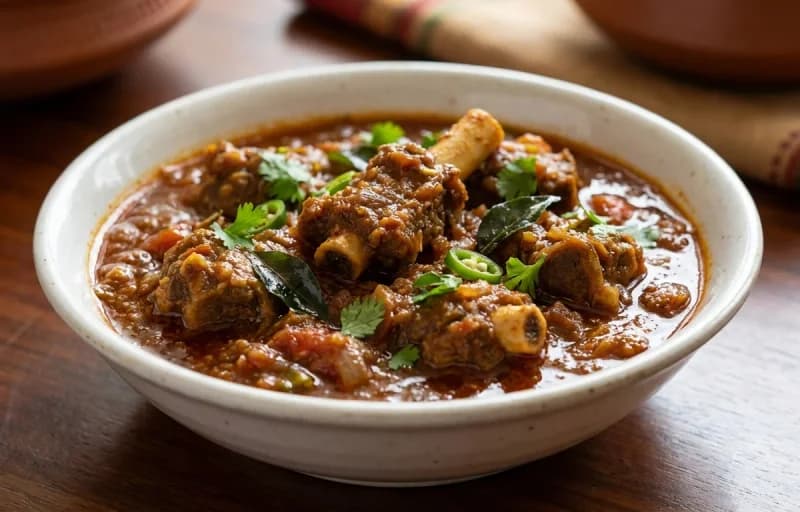 Pathiri with Nadan Mutton Curry - Recipe 2