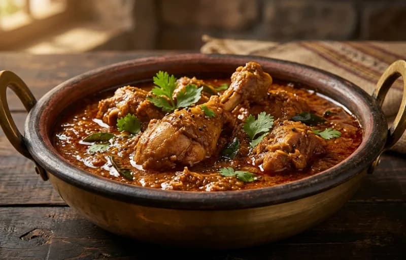 Idli with Nattukozhi Kolambu - Recipe 2